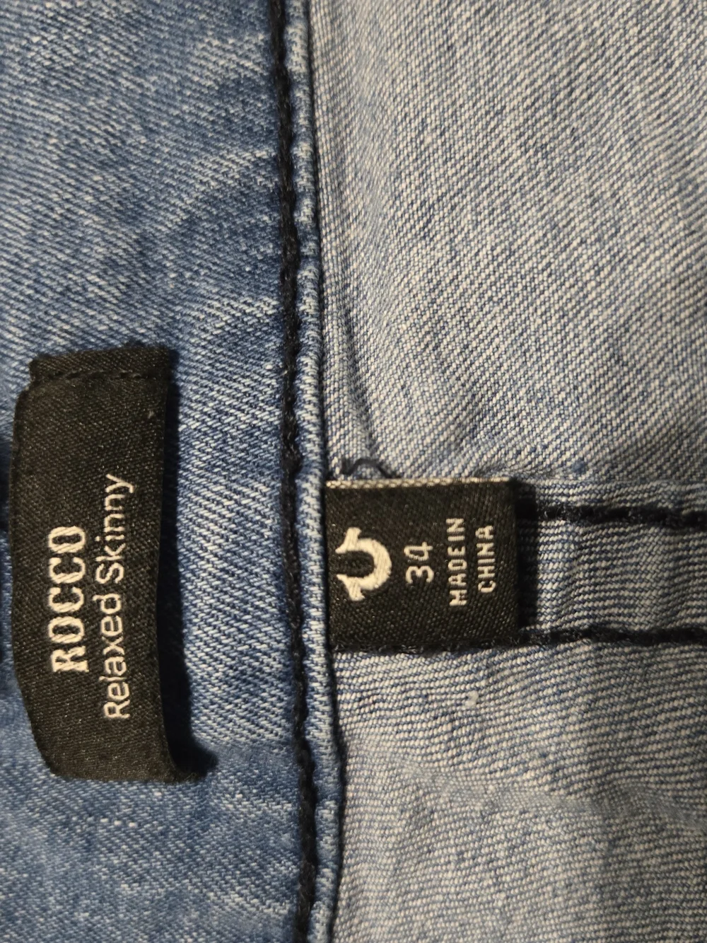 True Religion Light Blue Jean Shorts with Multicolor Back Stitching